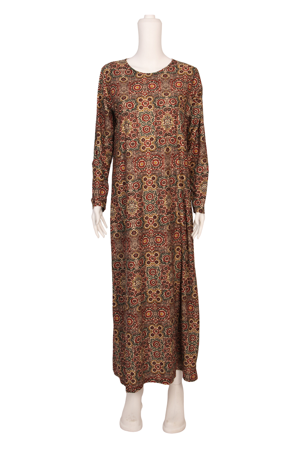 Etnik Desen Süet Anne Elbise